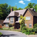 House with tiled roof