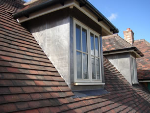 Lead work round window