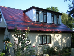 Roofing on new building