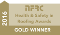 NFRC Gold Winner Health and Safety in Roofing Award 2016
