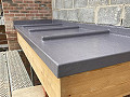 Poly roof bay with lead roll effect